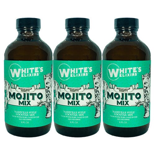 Three Bottle Pack White's Elixirs Mojito Cocktail Mix 8oz Beverages White's Elixirs 