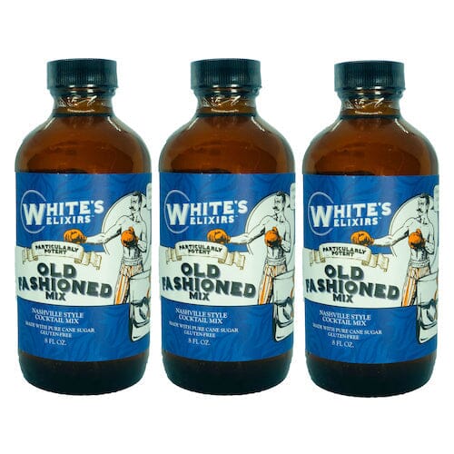 Three Bottle Pack White's Elixirs Old Fashioned Cocktail Mix 8oz Beverages White's Elixirs 