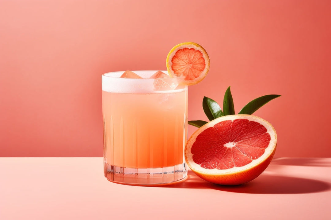 Classic Paloma cocktail made with White's Paloma Mix