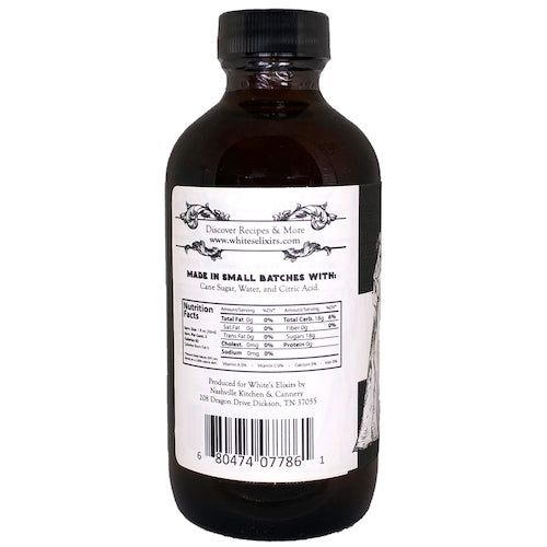 White's Elixirs Craft Cocktails Simple Syrup 8 oz Ingredients