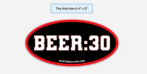 Beer Thirty Sticker - Ships Free!
