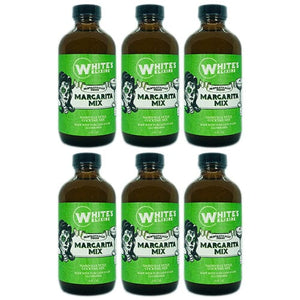 Six Bottle Pack White's Elixirs Fresh Margarita Cocktail Mix 8oz Beverages White's Elixirs 