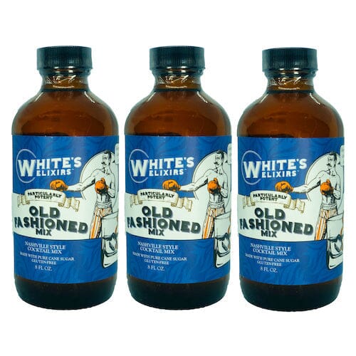 Three Bottle Pack White's Elixirs Old Fashioned Cocktail Mix 8oz